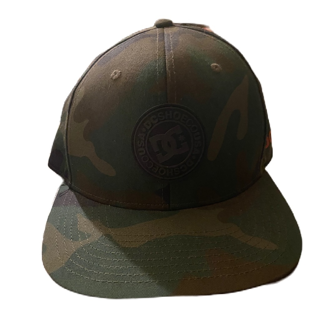 DC Camo and Orange SnapBack Hat